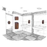 Pojemnik na papier toaletowy w listkach MERIDA UNIQUE ECO LINE