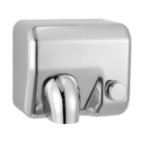 Suszarka do rąk MERIDA STARFLOW PLUS z przyciskiem, stal polerowana z powłoką AFP