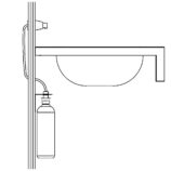 Dozownik mydła w płynie ścienny, WALEC, polerowany