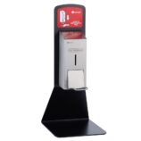 Stojak do dezynfekcji rąk blatowy z dozownikiem z przyciskiem łokciowym MERIDA STELLA