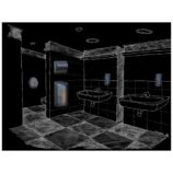 Pojemnik na papier toaletowy MERIDA UNIQUE GLAMOUR BLACK LINE