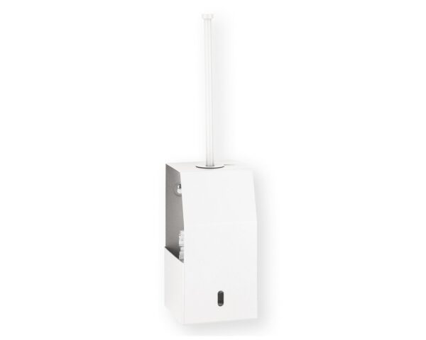 Szczotka do WC z uchwytem, mocowana do ściany MERIDA STELLA WHITE LINE, biała Szczotka do WC z uchwytem, mocowana do ściany MERIDA STELLA WHITE LINE, biała