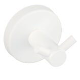 Wieszak podwójny MERIDA STELLA WHITE LINE, biały