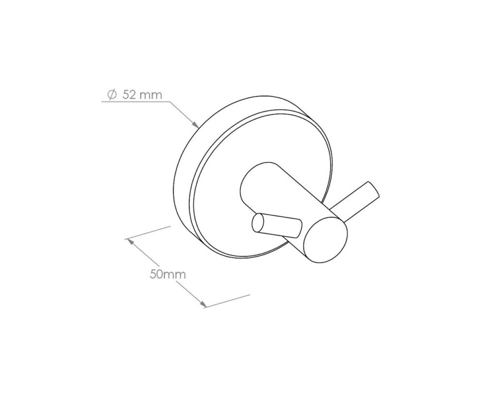 Wieszak podwójny MERIDA STELLA BLACK LINE, czarny
