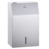 Pojemnik na kanister 5 l MERIDA STELLA, zamykany na kluczyk, stal matowa