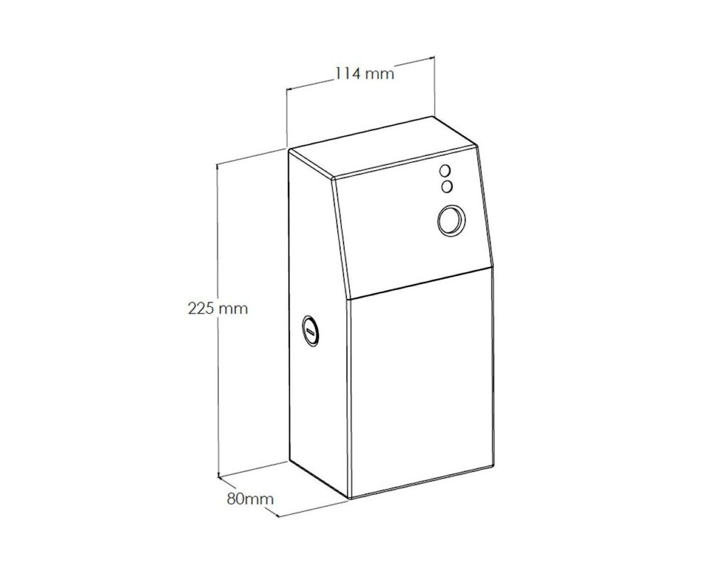 Obudowa odświeżaczy powietrza MERIDA STELLA WHITE LINE, biała