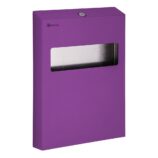 Pojemnik na podkładki na deskę sedesową MERIDA STELLA VIOLET LINE, fioletowy