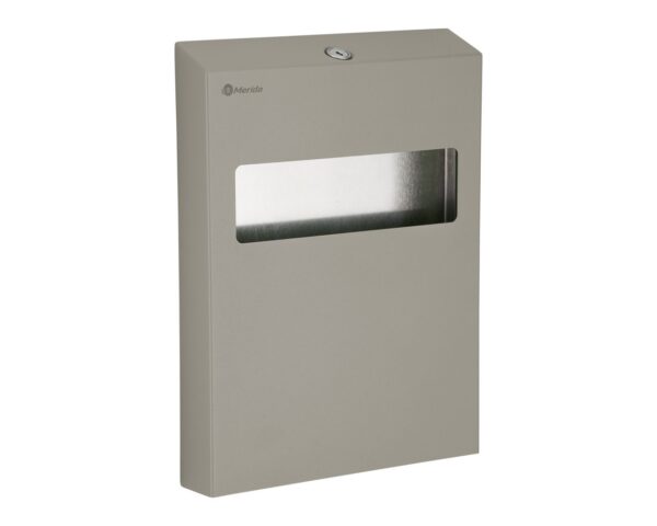 Pojemnik na podkładki na deskę sedesową MERIDA STELLA STONE GREY LINE, szary kamienny Pojemnik na podkładki na deskę sedesową MERIDA STELLA STONE GREY LINE, szary kamienny