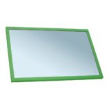 Lustro w ramie metalowej - zielonej MERIDA STELLA GREEN LINE, 40 x 60 cm