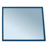 Lustro w ramie metalowej - niebieskiej MERIDA STELLA BLUE LINE, 50 x 60 cm