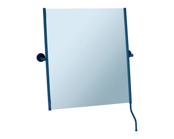 Lustro uchylne w oprawie niebieskiej matowej z uchwytem ułatwiającym regulację kąta nachylenia MERIDA STELLA BLUE LINE, 50 x 60 cm Lustro uchylne w oprawie niebieskiej matowej z uchwytem ułatwiającym regulację kąta nachylenia MERIDA STELLA BLUE LINE, 50 x 60 cm