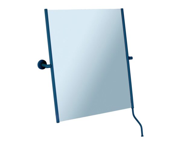 Lustro uchylne w oprawie niebieskiej matowej z uchwytem ułatwiającym regulację kąta nachylenia MERIDA STELLA BLUE LINE, 50 x 60 cm Lustro uchylne w oprawie niebieskiej matowej z uchwytem ułatwiającym regulację kąta nachylenia MERIDA STELLA BLUE LINE, 50 x 60 cm