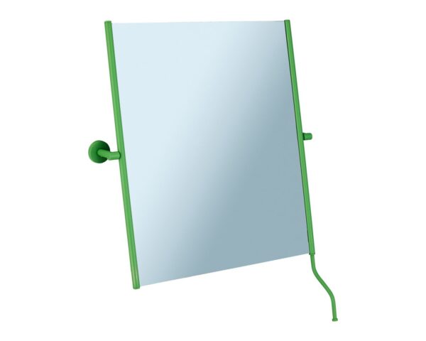 Lustro uchylne w oprawie zielonej matowej z uchwytem ułatwiającym regulację kąta nachylenia MERIDA STELLA GREEN LINE, 50 x 60 cm Lustro uchylne w oprawie zielonej matowej z uchwytem ułatwiającym regulację kąta nachylenia MERIDA STELLA GREEN LINE, 50 x 60 cm
