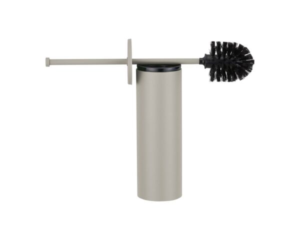 Szczotka do WC z uchwytem mocowanym do ściany, tuba z przykrywką, MERIDA STELLA STONE GREY LINE, szara kamienna Szczotka do WC z uchwytem mocowanym do ściany, tuba z przykrywką, MERIDA STELLA STONE GREY LINE, szara kamienna