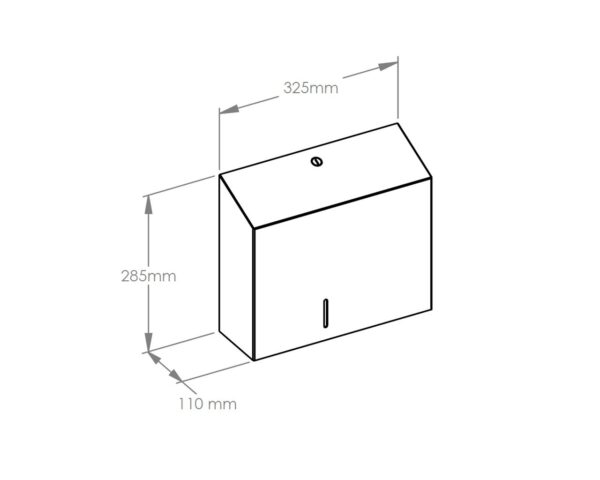 Pojemnik na papier toaletowy MERIDA STELLA DUO z uchwytem na resztkę rolki papieru, średnica papieru do 20 cm, stal polerowana Pojemnik na papier toaletowy MERIDA STELLA DUO z uchwytem na resztkę rolki papieru, średnica papieru do 20 cm, stal polerowana