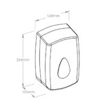 Automatyczny bezdotykowy dozownik mydła w pianie MERIDA UNIQUE AUTOMATIC GLAMOUR WHITE LINE