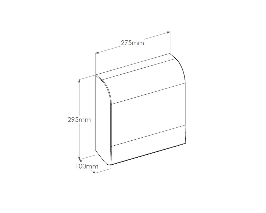 Suszarka do rąk MERIDA SLIMSTAR, stal matowa