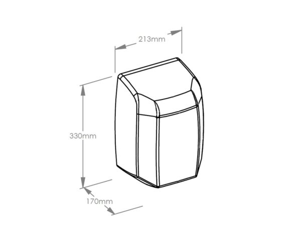 Suszarka do rąk MERIDA MACHFLOW, biała Suszarka do rąk MERIDA MACHFLOW, biała