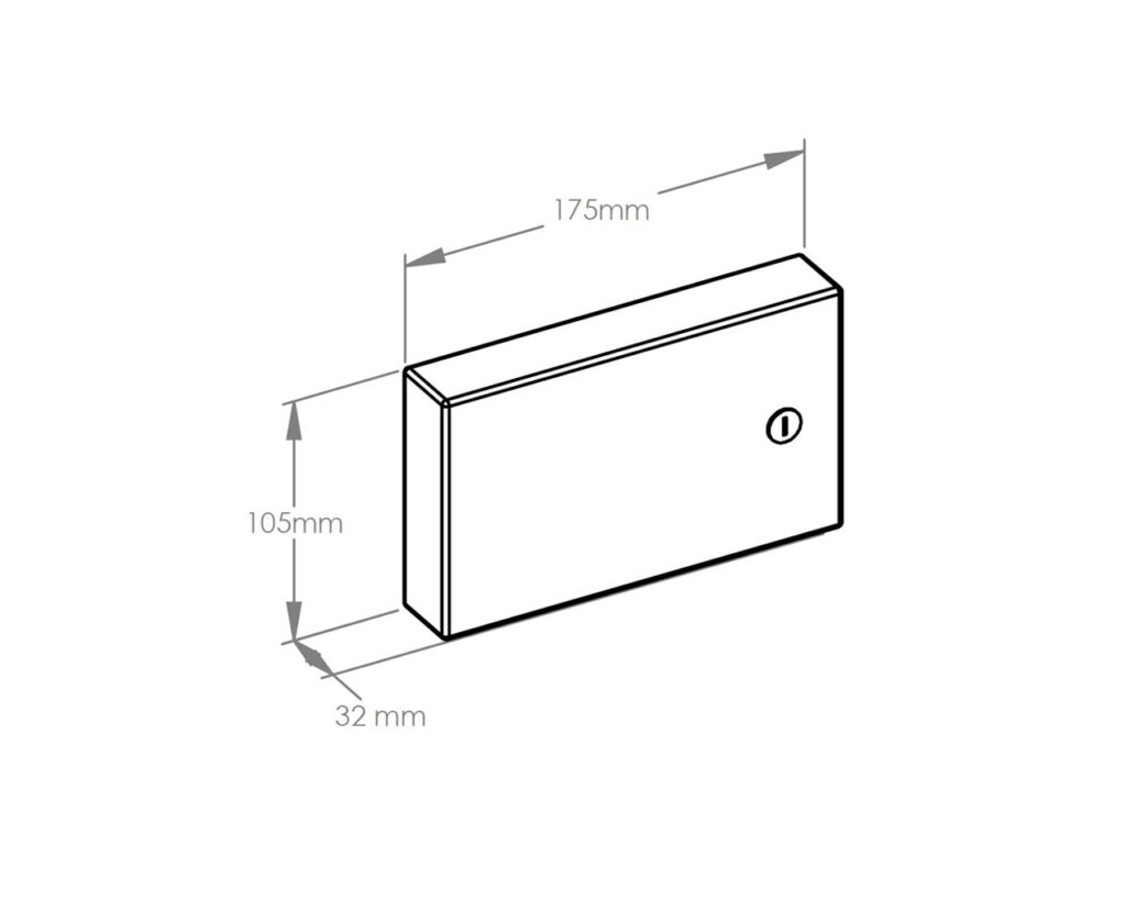 Pojemnik na rękawice foliowe MERIDA STELLA, stal polerowana