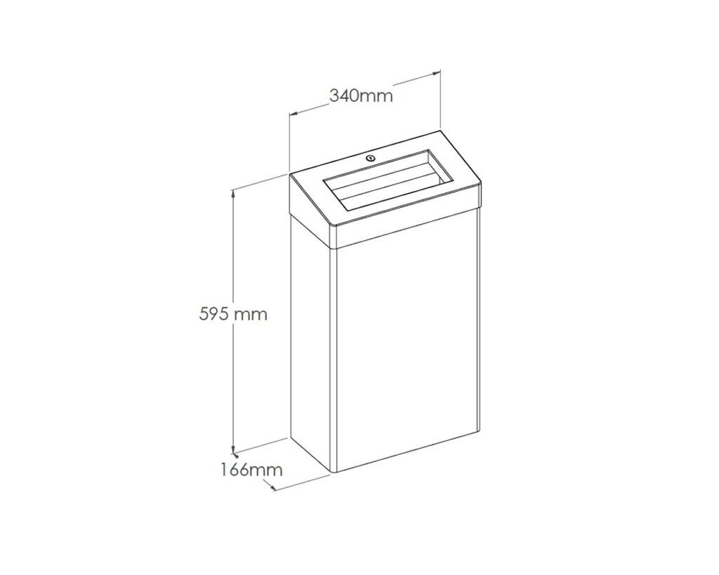 Kosz otwarty MERIDA STELLA R10 ADVANCED, poj. 27 l, stal matowa