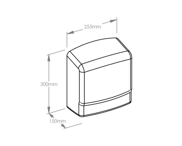 Suszarka do rąk MERIDA OPTIMA, stalowa, biała Suszarka do rąk MERIDA OPTIMA, stalowa, biała