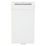 Kosz na odpady otwarty MERIDA STELLA SLIM WHITE LINE, pojemność 27 l, biały