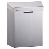 Kosz do damskich toalet MERIDA STELLA Anti-FingerPrint, 4,5 l, stal matowa z powłoką AFP