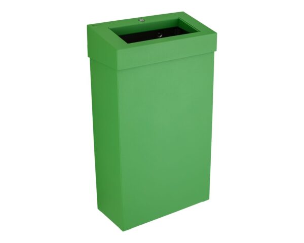 Kosz na odpady otwarty MERIDA STELLA SLIM GREEN LINE, pojemność 27 l, zielony Kosz na odpady otwarty MERIDA STELLA SLIM GREEN LINE, pojemność 27 l, zielony