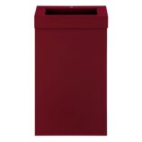 Kosz na odpady otwarty MERIDA STELLA SLIM RED LINE, pojemność 27 l, czerwony