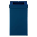 Kosz na odpady otwarty MERIDA STELLA BLUE LINE, pojemność 45 l, niebieski