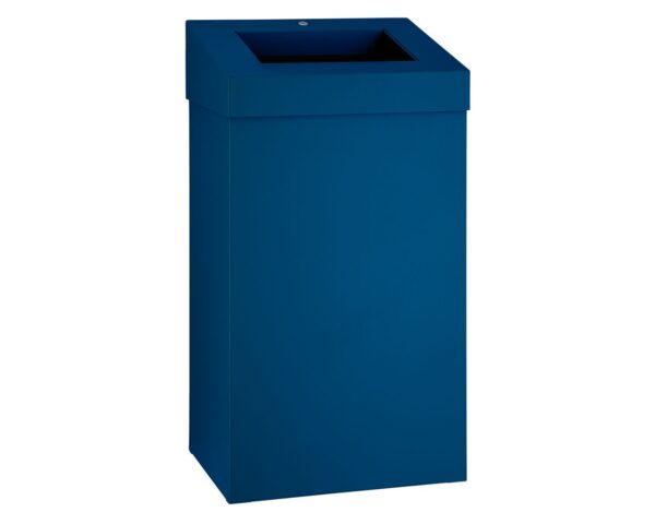 Kosz na odpady otwarty MERIDA STELLA BLUE LINE, pojemność 45 l, niebieski Kosz na odpady otwarty MERIDA STELLA BLUE LINE, pojemność 45 l, niebieski