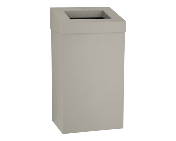 Kosz na odpady otwarty MERIDA STELLA STONE GREY LINE, pojemność 45 l, szary kamienny Kosz na odpady otwarty MERIDA STELLA STONE GREY LINE, pojemność 45 l, szary kamienny