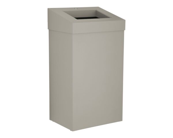 Kosz na odpady otwarty MERIDA STELLA STONE GREY LINE, pojemność 45 l, szary kamienny Kosz na odpady otwarty MERIDA STELLA STONE GREY LINE, pojemność 45 l, szary kamienny