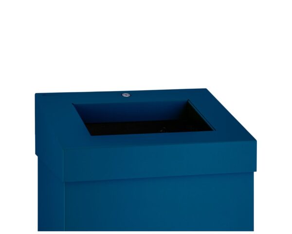 Kosz na odpady otwarty MERIDA STELLA BLUE LINE, pojemność 45 l, niebieski Kosz na odpady otwarty MERIDA STELLA BLUE LINE, pojemność 45 l, niebieski