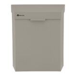 Kosz do damskich toalet MERIDA STELLA STONE GREY LINE 4,5 l, szary kamienny