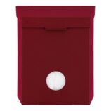 Kosz do damskich toalet MERIDA STELLA RED LINE z pojemnikiem na torebki higieniczne, pojemność 4,4 l, czerwony