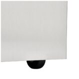 Kosz podblatowy na kółkach MERIDA STELLA, pojemność 60 l, stal matowa