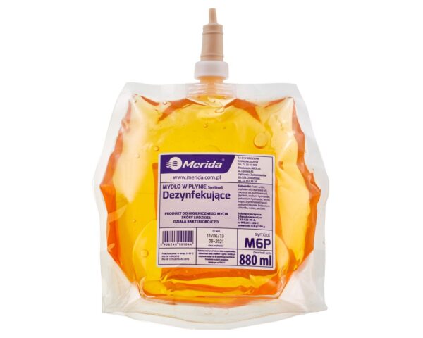 Mydło w płynie DEZYNFEKUJĄCE, jednorazowy wkład 880 ml, zapach grejpfrutowy