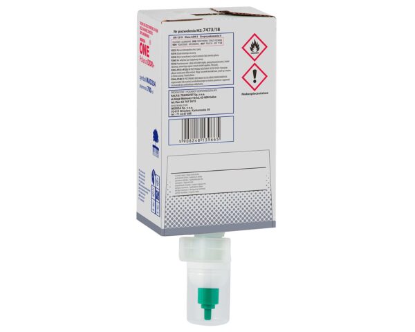 Płyn dezynfekcyjny MERIDA POLANA DDR+ do chirurgicznej i higienicznej dezynfekcji rąk, jednorazowy wkład 700 ml z pompką sprayową do dozownika MERIDA ONE Płyn dezynfekcyjny MERIDA POLANA DDR+ do chirurgicznej i higienicznej dezynfekcji rąk, jednorazowy wkład 700 ml z pompką sprayową do dozownika MERIDA ONE