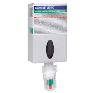 MERIDA VADO SOFT bezalkoholowy płyn do higienicznej dezynfekcji rąk i powierzchni, jednorazowy wkład 700 ml do dozownika mechanicznego MERIDA ONE