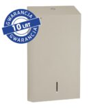 Pojemnik na ręczniki składane MERIDA STELLA SLIM SILK GREY LINE MEGA, szary jedwabisty