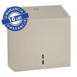 Pojemnik na ręczniki składane MERIDA STELLA SILK GREY LINE MAXI, szary jedwabisty