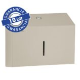 Pojemnik na ręczniki składane MERIDA STELLA SLIM SILK GREY LINE MINI, szary jedwabisty