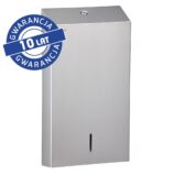 Pojemnik na ręczniki składane MERIDA STELLA SLIM MEGA, stal matowa