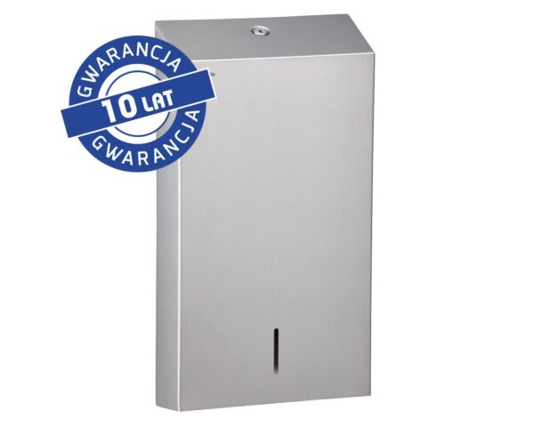 Pojemnik na ręczniki składane MERIDA STELLA SLIM MEGA, stal matowa