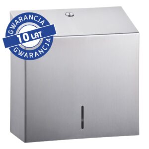 Pojemnik na ręczniki składane MERIDA STELLA MAXI, stal matowa