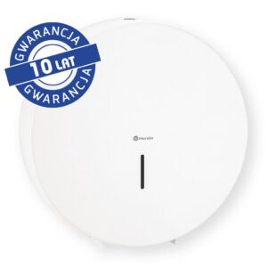 Pojemnik na papier toaletowy MERIDA STELLA WHITE LINE MEGA, średnica papieru do 28 cm, biały