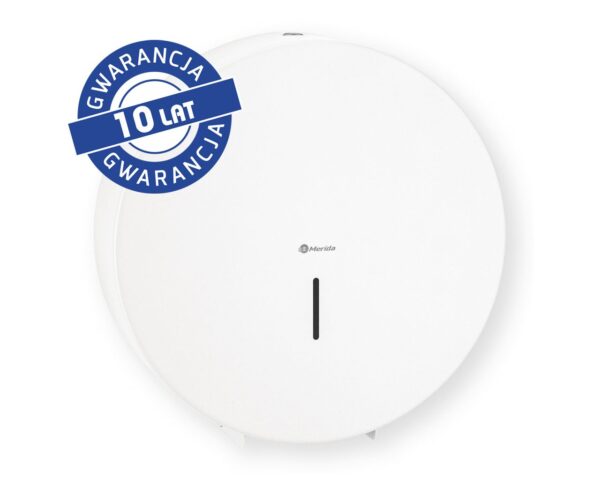 Pojemnik na papier toaletowy MERIDA STELLA WHITE LINE MEGA, średnica papieru do 28 cm, biały