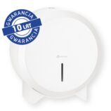 Pojemnik na papier toaletowy MERIDA STELLA WHITE LINE MINI, średnica papieru do 19 cm, biały