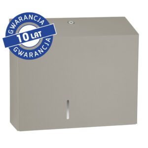 Pojemnik na papier toaletowy MERIDA STELLA STONE GREY LINE MAXI, średnica papieru do 23 cm, szary kamienny